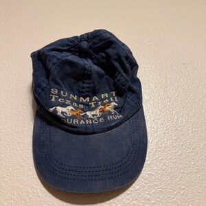 Vintage Blue Embroidered Cap